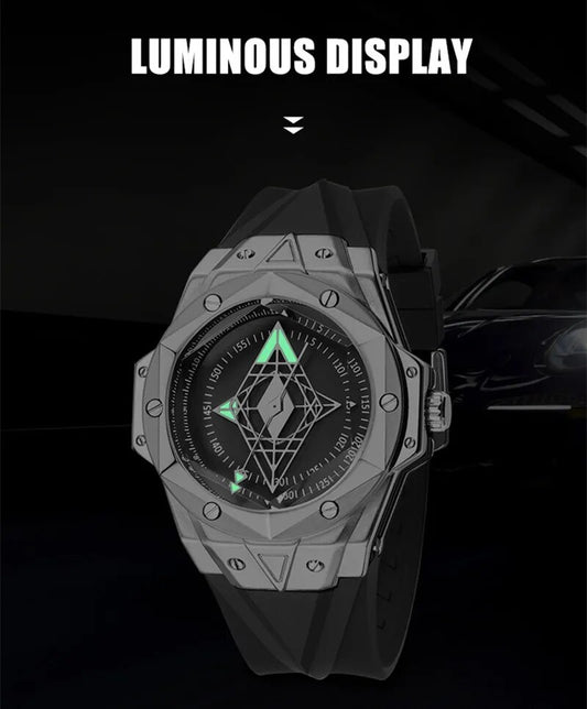 RUIMAS Brand Watches for Men Luxury Quartz Movement Sport Casual Wristwatches Unique Design Waterproof Clock Relogio Masculino