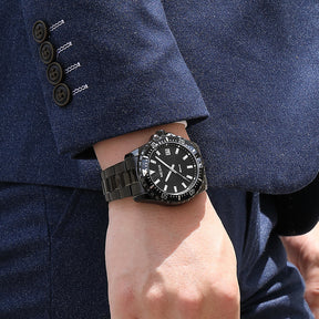 MEGIR Fashion Men Watches Top Luxury Stainless Steel Quartz Wristwatch Calendar Luminous Clock Large Dial Relogio Masculino