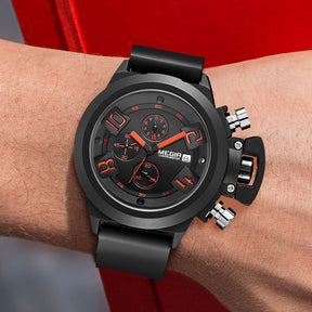 MEGIR Men Watches Luxury Fashion Sport Military Chronograph Luminous Date Quartz Wristwatch Clock Big Dial Relogio Masculino