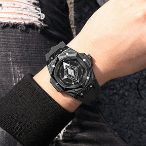 RUIMAS Brand Watches for Men Luxury Quartz Movement Sport Casual Wristwatches Unique Design Waterproof Clock Relogio Masculino